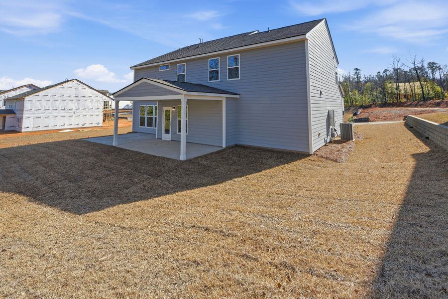Exterior details and patio area of a home in Carriage Estates, Lexington (Image 23).