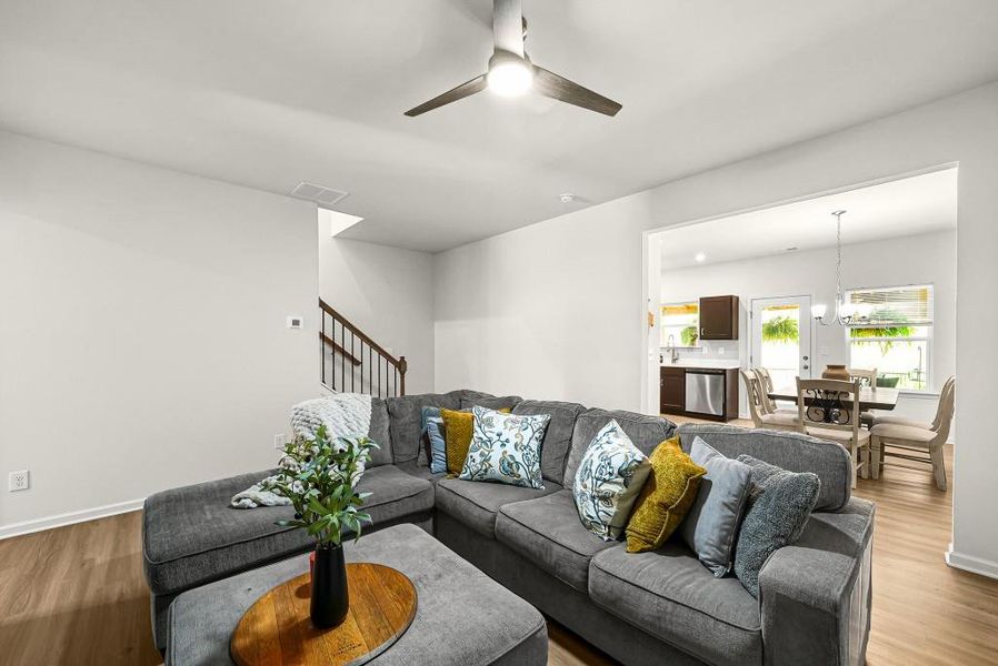 Furnished interior view inside a new home in , Cartersville (Image 9).