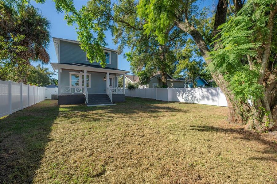 Exterior details and patio area of a home in , Tampa (Image 4). Exterior details and patio area of a home in , Tampa (Image 4).