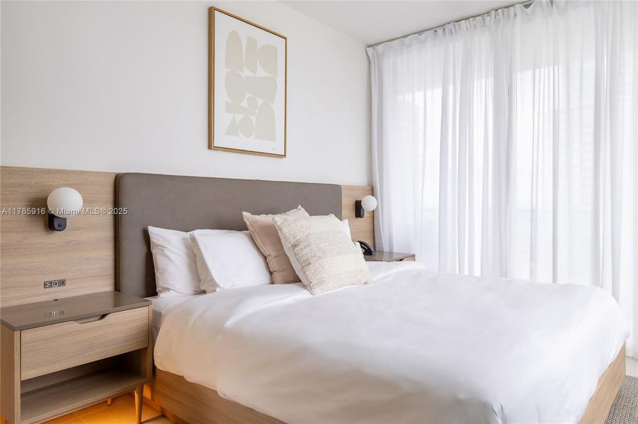 Furnished interior view inside a new home in , Miami (Image 41). Furnished interior view inside a new home in , Miami (Image 41).