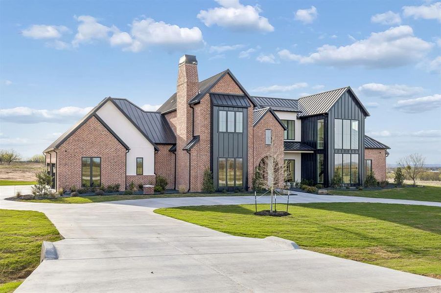 Front exterior of a new home in , Weatherford, TX, highlighting curb appeal (Image 23). Front exterior of a new home in , Weatherford, TX, highlighting curb appeal (Image 23).