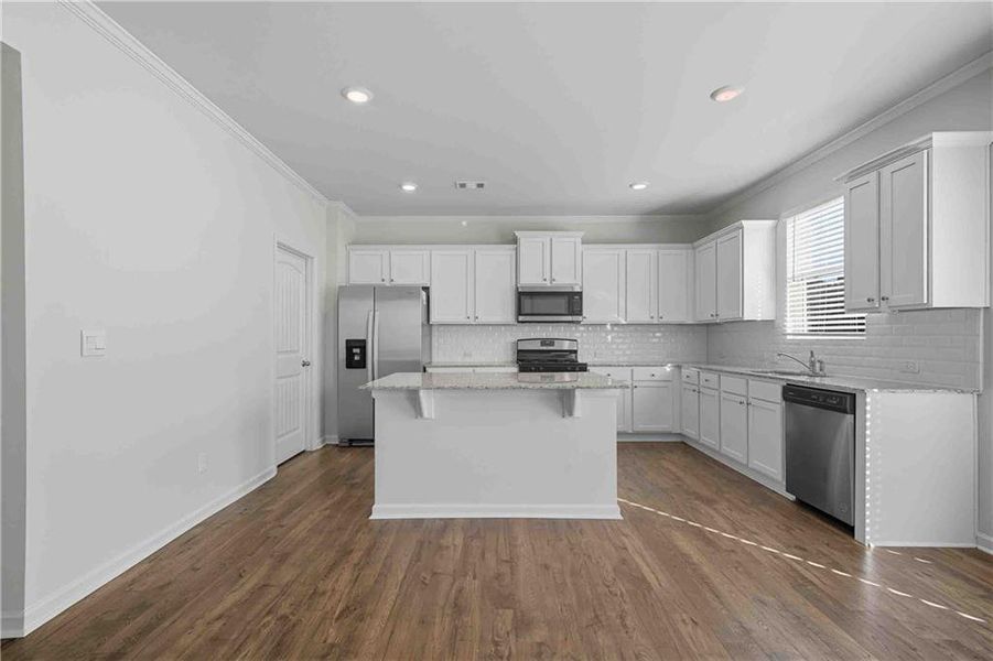 Furnished interior view inside a new home in , Dawsonville (Image 12).