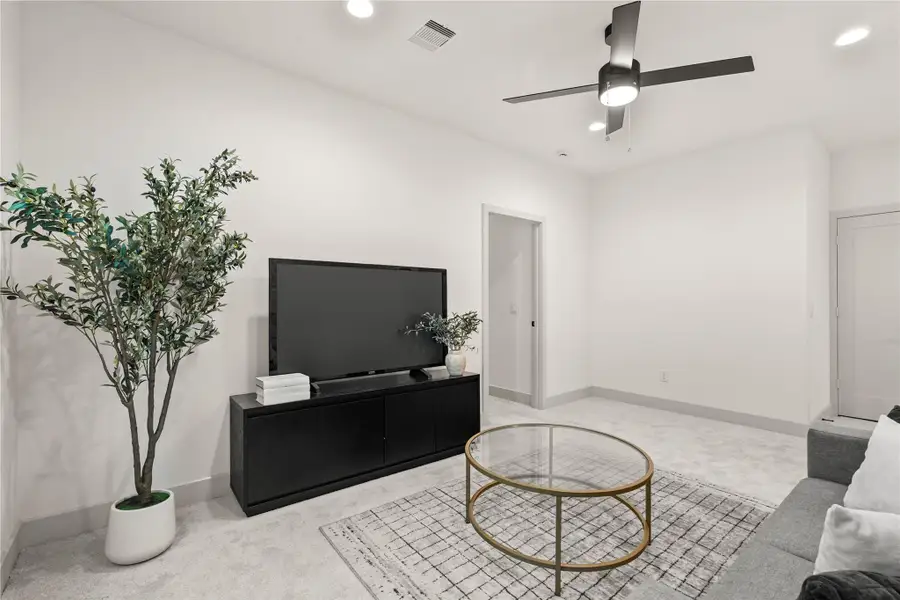 The gameroom — room for a sectional, TV setup, and then some The gameroom — room for a sectional, TV setup, and then some