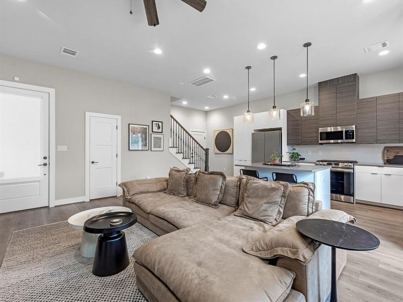 Furnished interior view inside a new home in , Houston (Image 16).