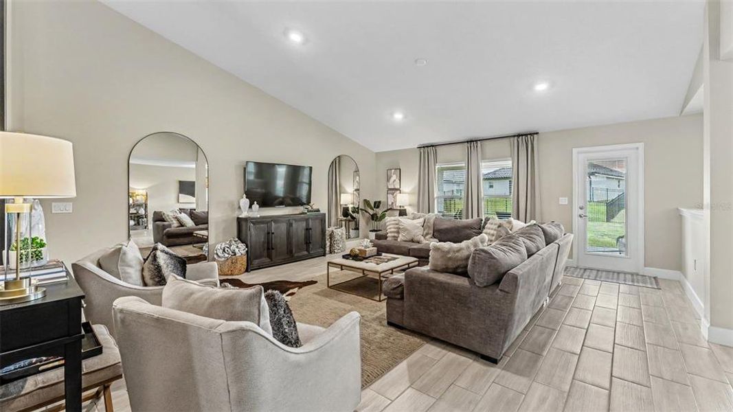 Furnished interior view inside a new home in Lake Juliana Estates, Auburndale (Image 14).