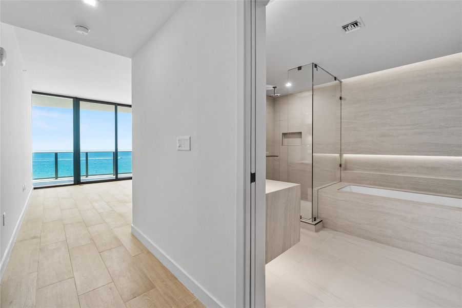 Furnished interior in a model home at Casamar in Pompano Beach (Image 55).