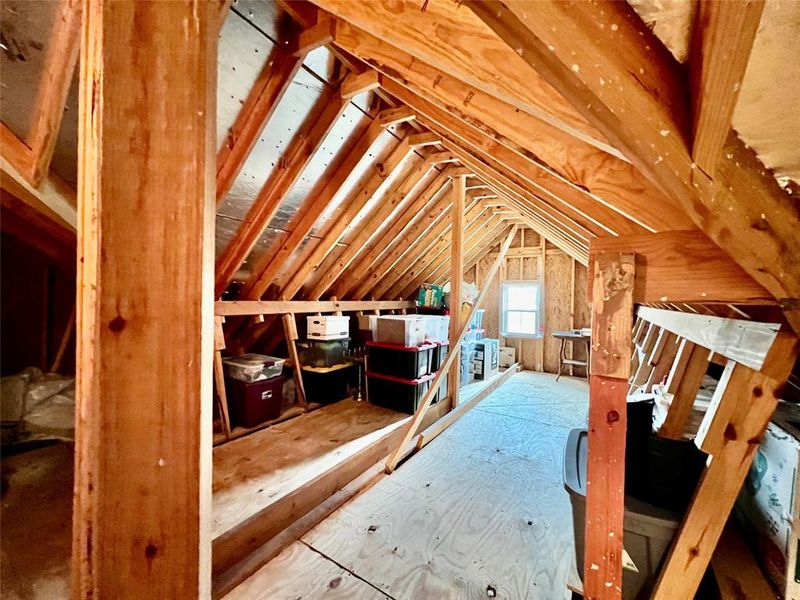 Decked attic