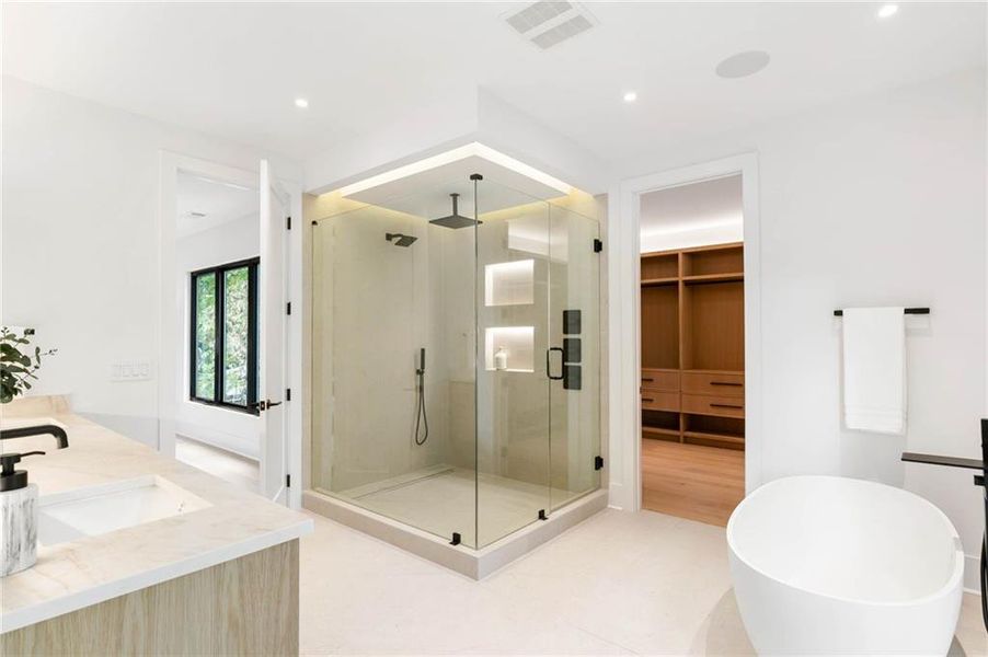 Furnished interior view inside a new home in , Atlanta (Image 41). Furnished interior view inside a new home in , Atlanta (Image 41).