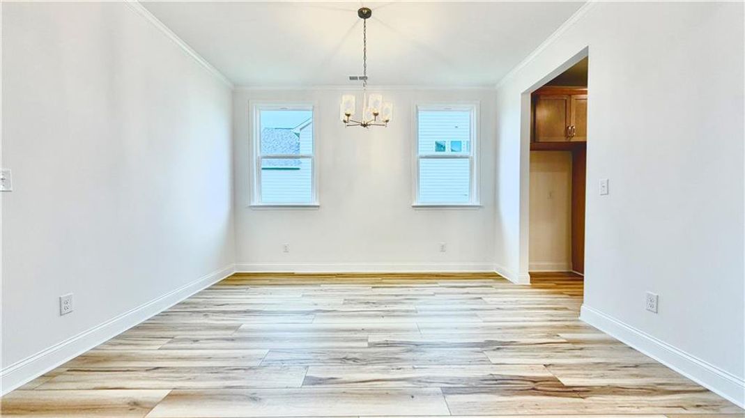Spacious, unfurnished interior of a new home in Wehunt Meadows, Hoschton (Image 10). Spacious, unfurnished interior of a new home in Wehunt Meadows, Hoschton (Image 10).