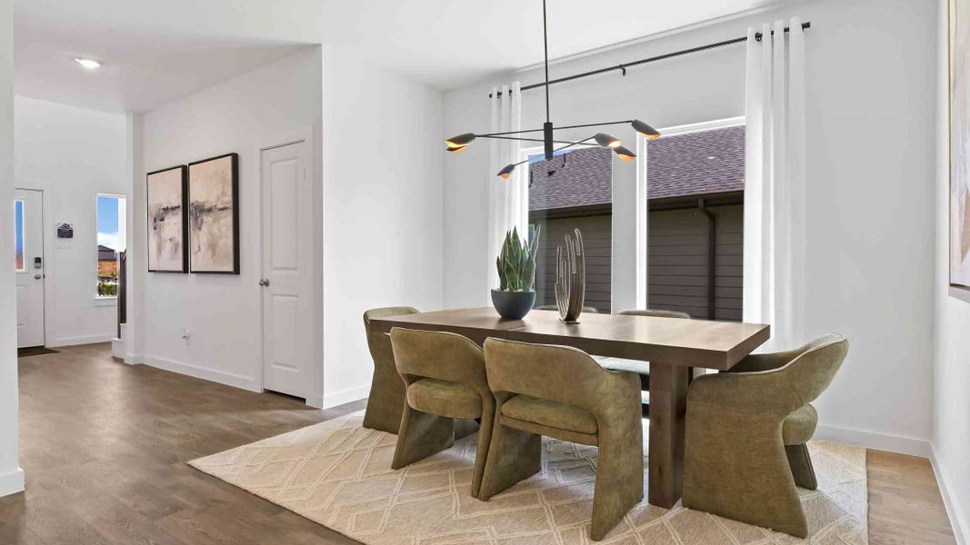 Furnished interior view inside a new home in Emberly, Beasley (Image 10).