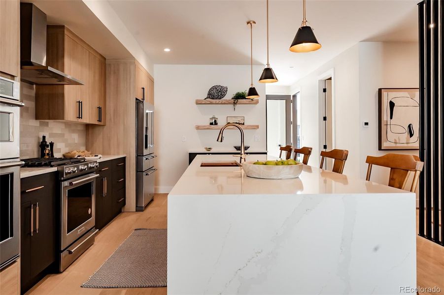 Furnished interior view inside a new home in , Englewood (Image 12).