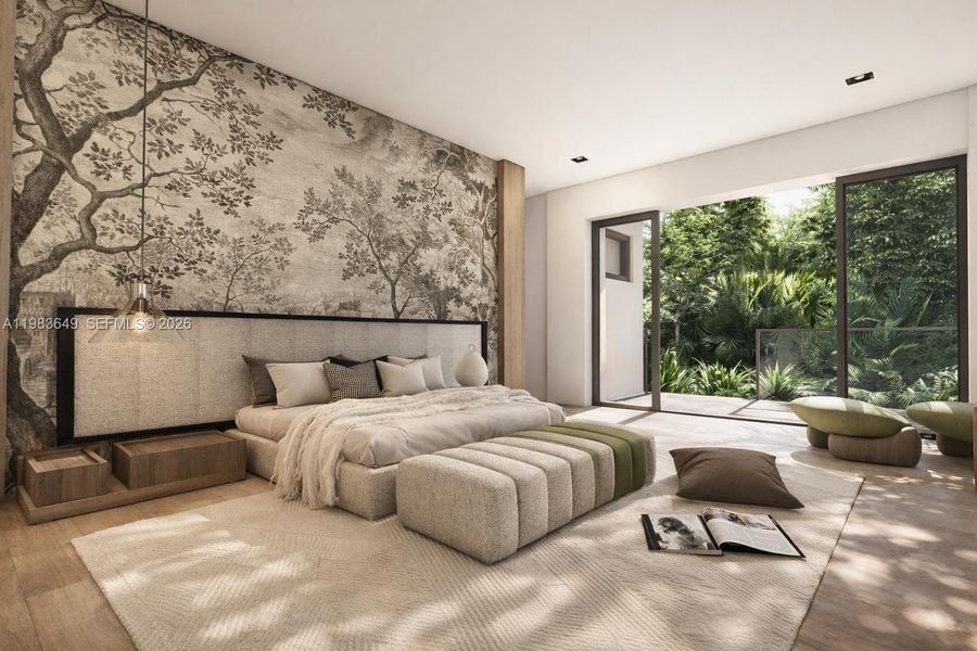 Furnished interior view inside a new home in , Pinecrest (Image 3).