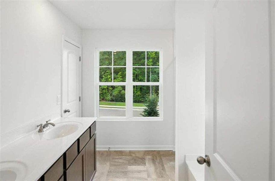 Furnished interior view inside a new home in Creekside Landing, Dallas (Image 5).