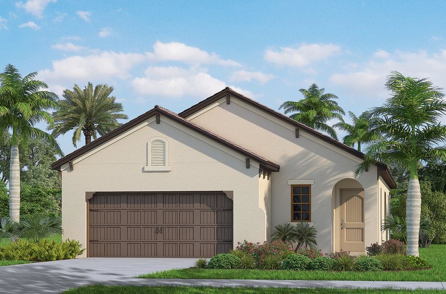 Representative exterior photo of a completed home built from the Valiant by Neal Communities in Vicenza, Venice, FL (Image 8).