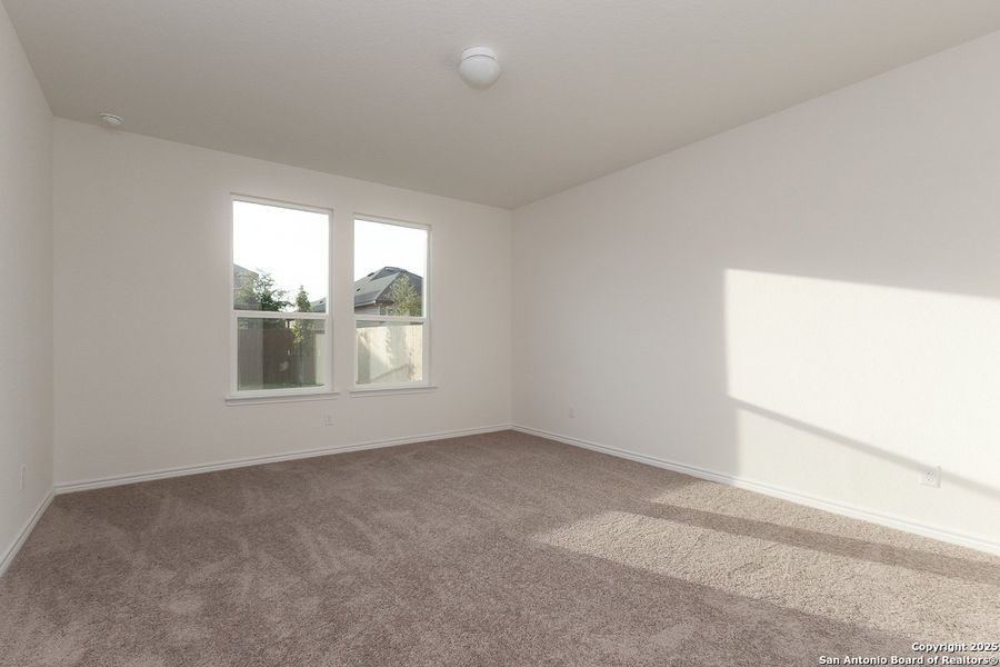 Spacious, unfurnished interior of a new home in Preserve at Culebra - Classic Collection, San Antonio (Image 6). Spacious, unfurnished interior of a new home in Preserve at Culebra - Classic Collection, San Antonio (Image 6).