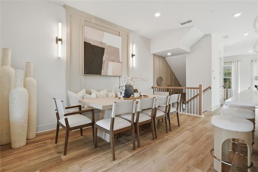 Furnished interior view inside a new home in The Eighteen, Atlanta (Image 3).