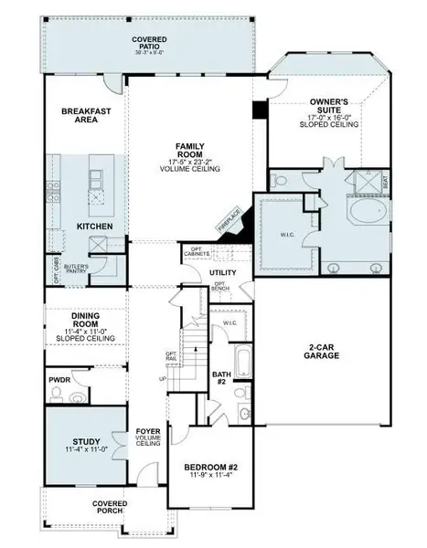 2D floor plan layout of this home in Marvida, Cypress, TX (Image 4). 2D floor plan layout of this home in Marvida, Cypress, TX (Image 4).