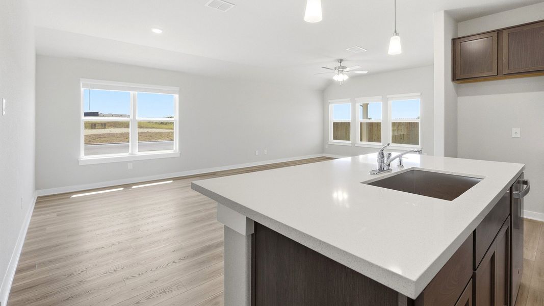 Furnished interior view inside a new home in Hunters Glen, Jarrell (Image 12).