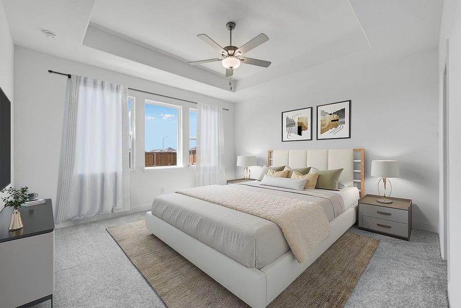 Representative furnished interior of a home built from the Orchid by Taylor Morrison in Madero 50s, Fort Worth (Image 7).