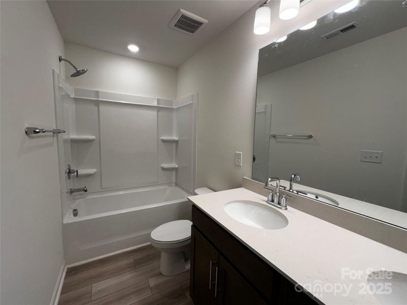 Upstairs guest bathroom