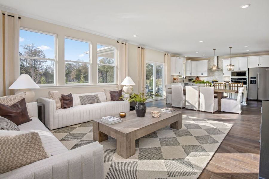 Furnished interior view inside a new home in Bella Vista Heritage, Denver (Image 5). Furnished interior view inside a new home in Bella Vista Heritage, Denver (Image 5).