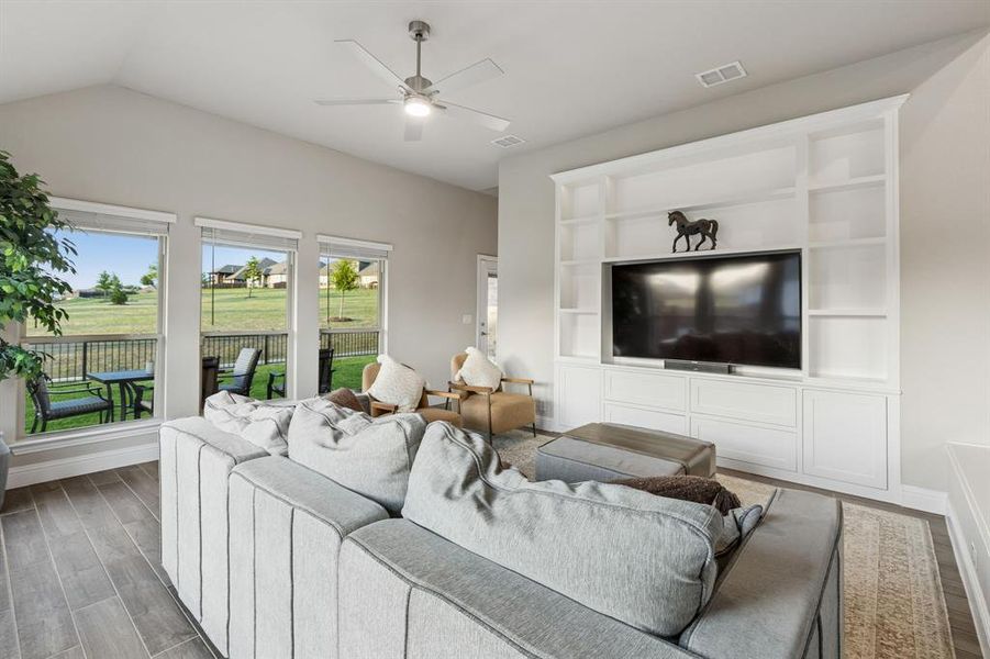 Furnished interior view inside a new home in Devonshire, Forney (Image 8). Furnished interior view inside a new home in Devonshire, Forney (Image 8).
