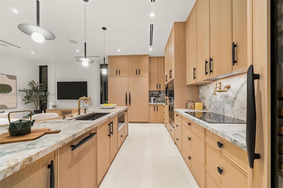 Furnished interior view inside a new home in , Miami (Image 43).