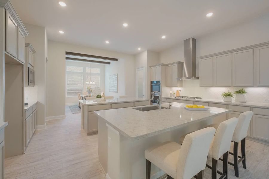 Representative furnished interior of a home built from the Anthony by Chesmar Homes in Potranco Oaks 100's, Castroville (Image 5).