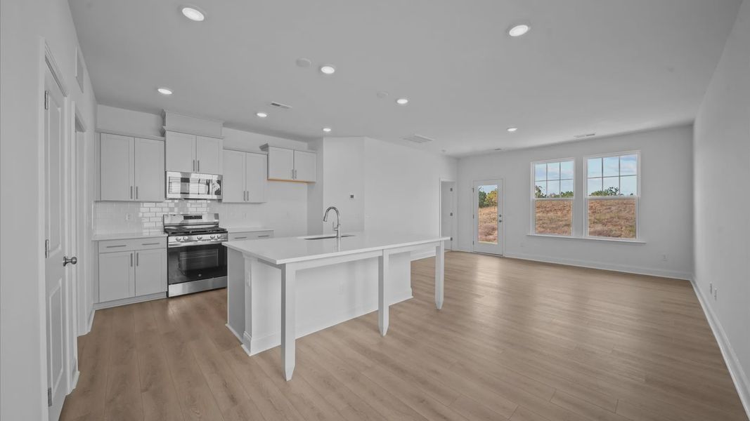 Furnished interior view inside a new home in Essex Village, Franklinton (Image 5).