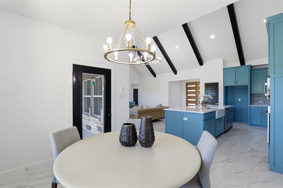 Furnished interior view inside a new home in , Godley (Image 17).