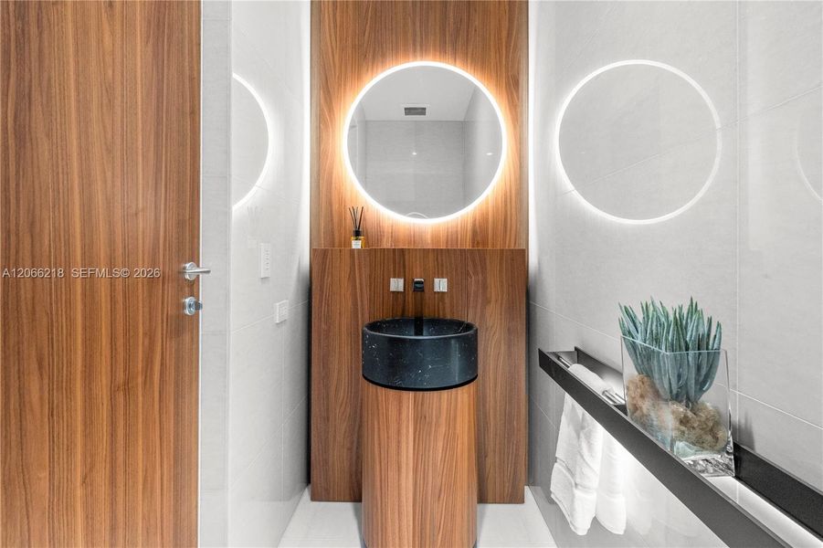 Close-up of interior finishes inside a home in , Miami (Image 21).
