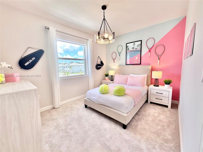 Furnished interior view inside a new home in , Florida City (Image 11).