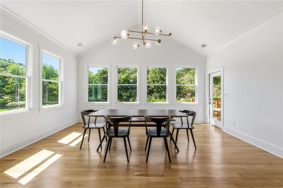 Furnished interior view inside a new home in , Snellville (Image 44).
