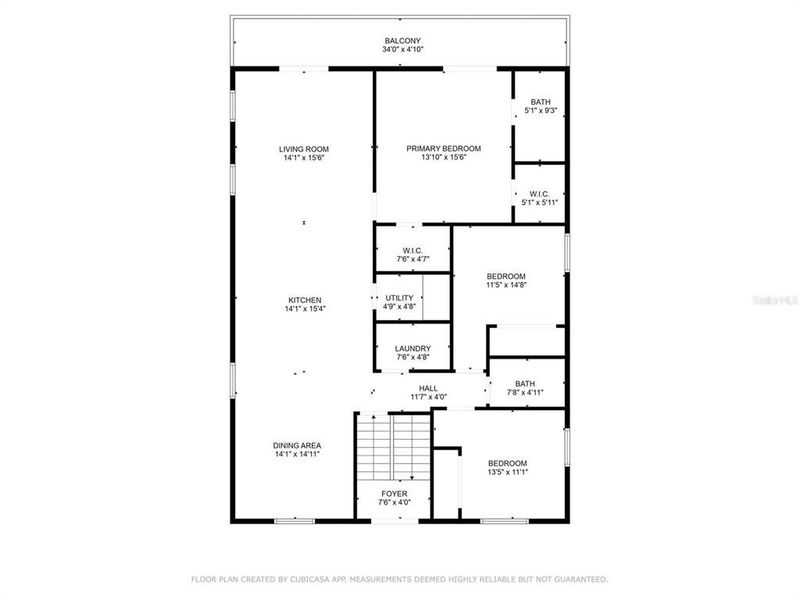 2D floor plan layout of this home in , Hernando Beach, FL (Image 4).