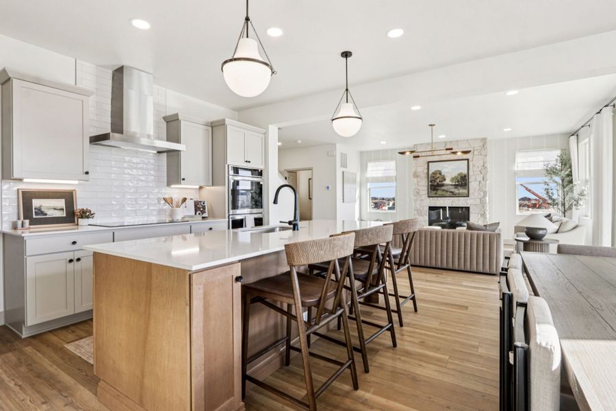 Furnished interior view inside a new home in Trailside, Timnath (Image 17).