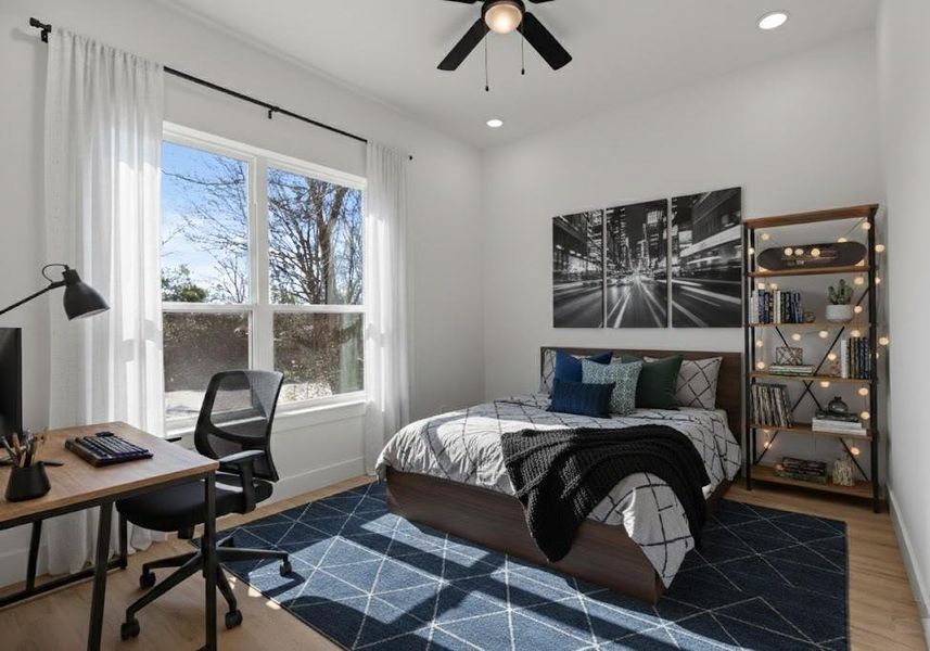 Furnished interior view inside a new home in , Denison (Image 7).