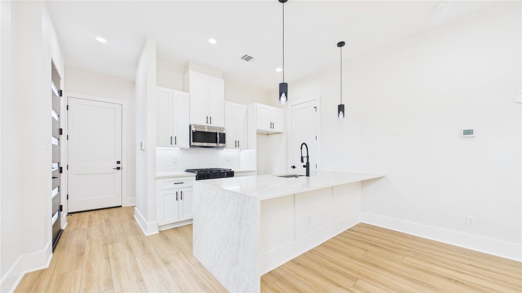 Furnished interior view inside a new home in , Houston (Image 9). Furnished interior view inside a new home in , Houston (Image 9).