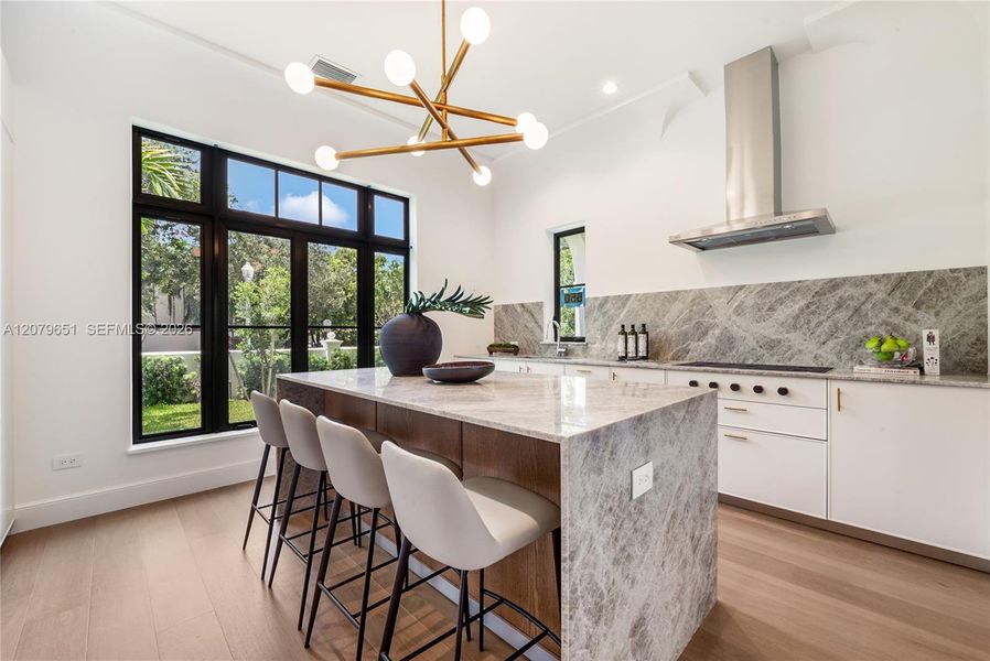 Furnished interior view inside a new home in , Coral Gables (Image 18).