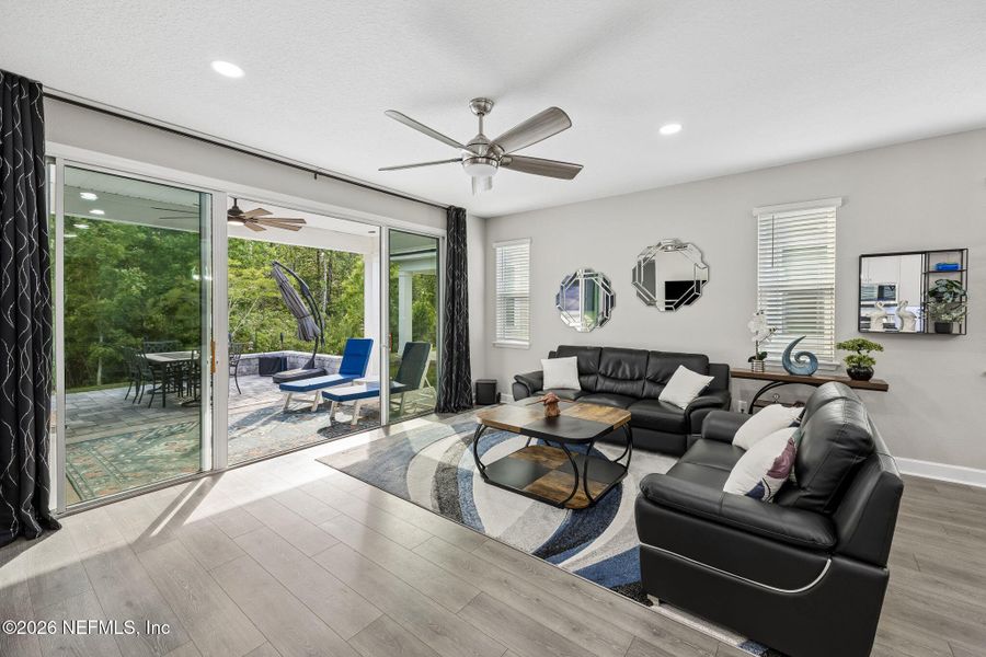 Furnished interior view inside a new home in Tributary, Yulee (Image 10).