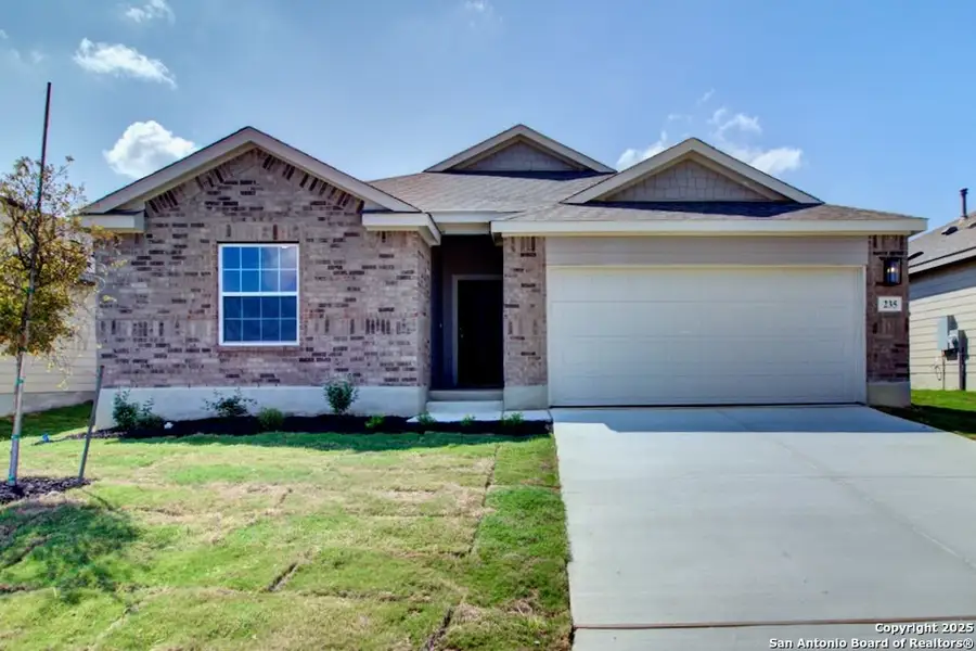 Front exterior of a new home in Westridge - Premier, San Antonio, TX, highlighting curb appeal (Image 1). Front exterior of a new home in Westridge - Premier, San Antonio, TX, highlighting curb appeal (Image 1).