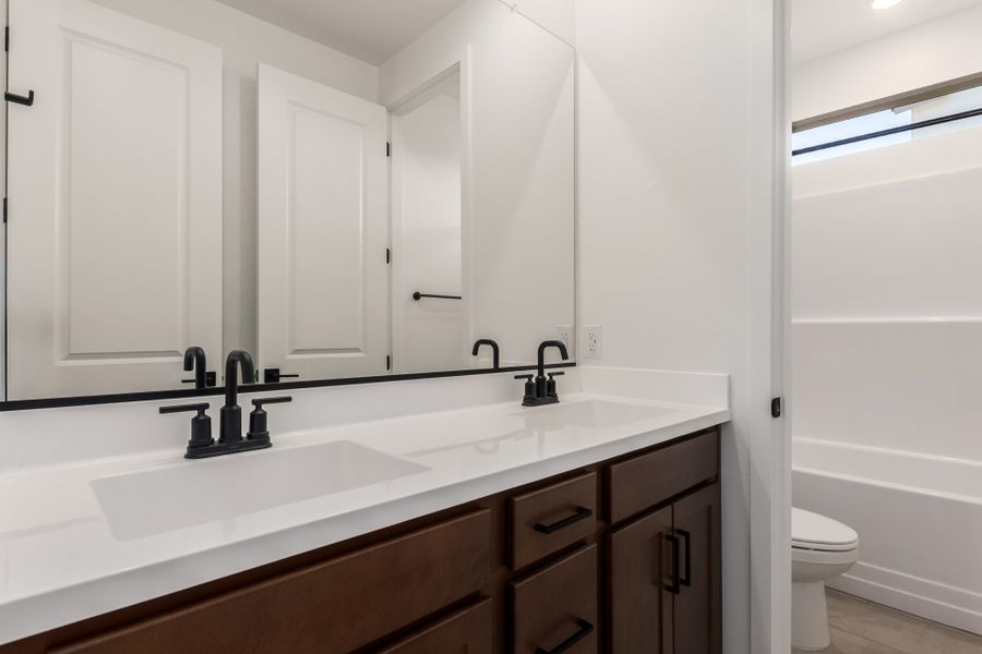 Close-up of interior finishes inside a home in Teravalis, Buckeye (Image 7).