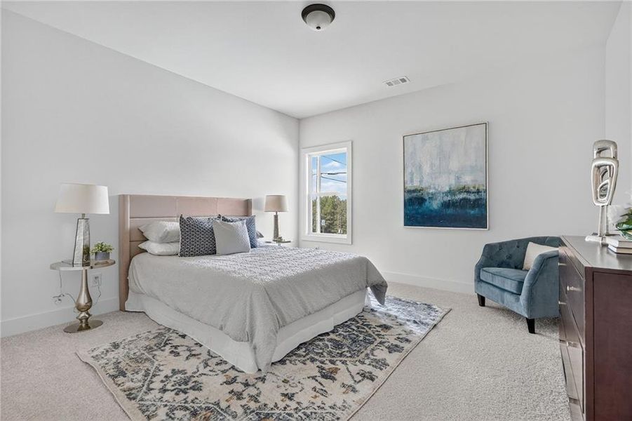Furnished interior view inside a new home in , Buford (Image 13).