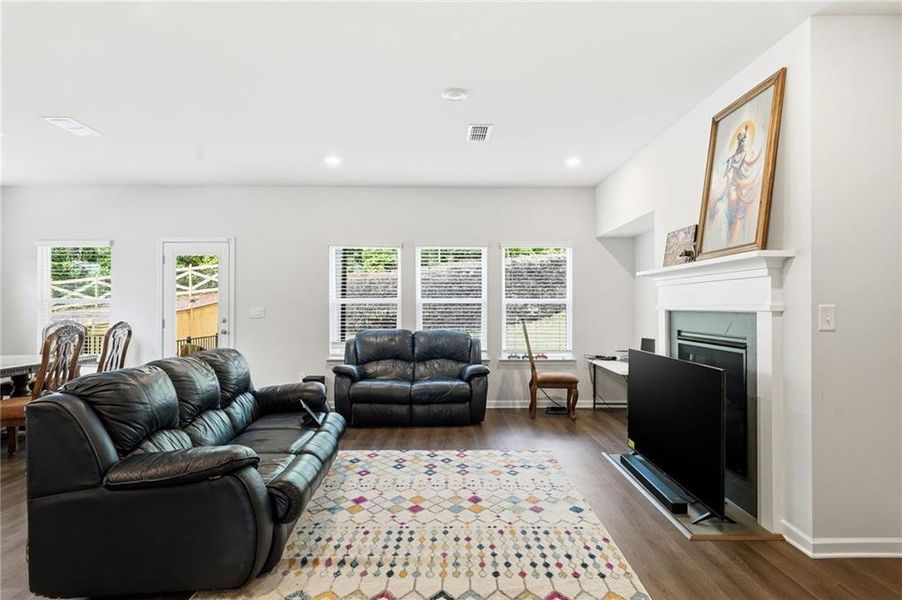 Furnished interior view inside a new home in Vistas at Towne Mill, Canton (Image 15).