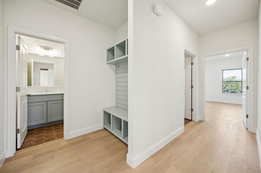 Furnished interior view inside a new home in The Reserve At Brock, Weatherford (Image 17).