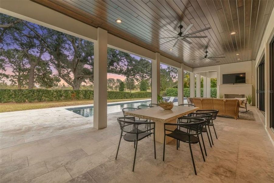 Exterior details and patio area of a home in , Belleair (Image 33).