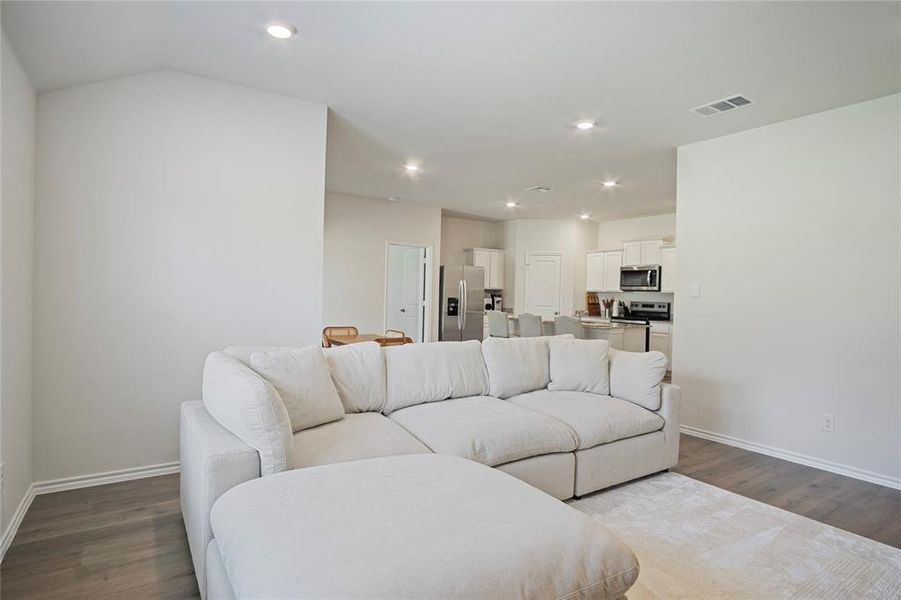 Furnished interior view inside a new home in , Fate (Image 11).