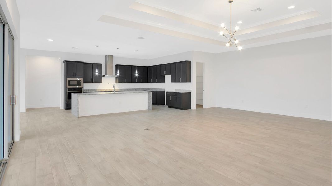 Representative furnished interior of a home built from the Courtyard by DRB Homes in River Preserve Estates, Parrish (Image 10).