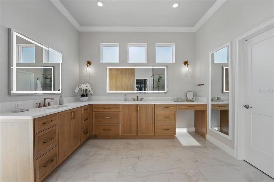 Furnished interior view inside a new home in , Archer (Image 24).