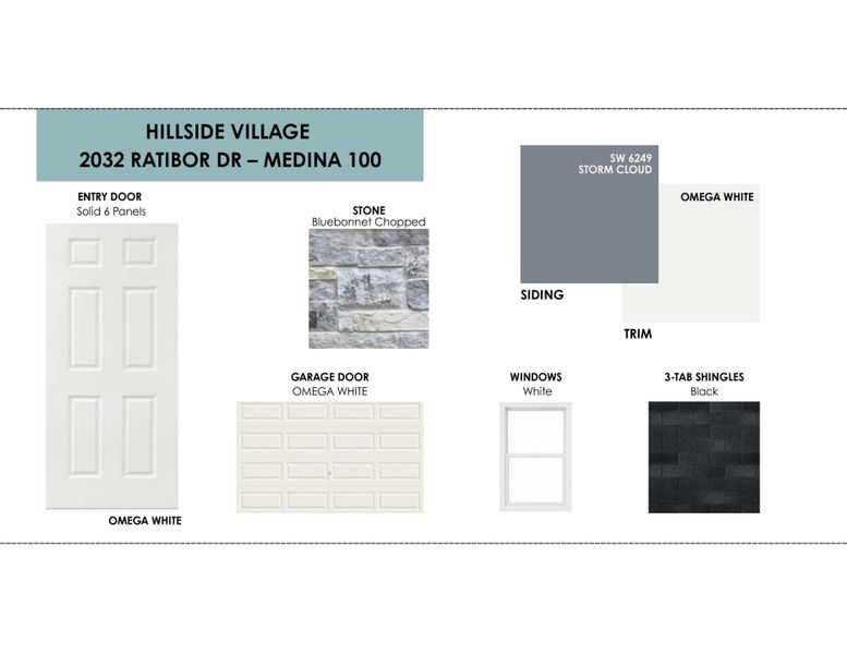 Sample of building materials used in homes in Hillside Village, Temple (Image 2). Sample of building materials used in homes in Hillside Village, Temple (Image 2).
