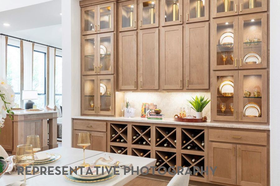 Furnished interior view inside a new home in Santa Rita Ranch, Liberty Hill (Image 13). Furnished interior view inside a new home in Santa Rita Ranch, Liberty Hill (Image 13).